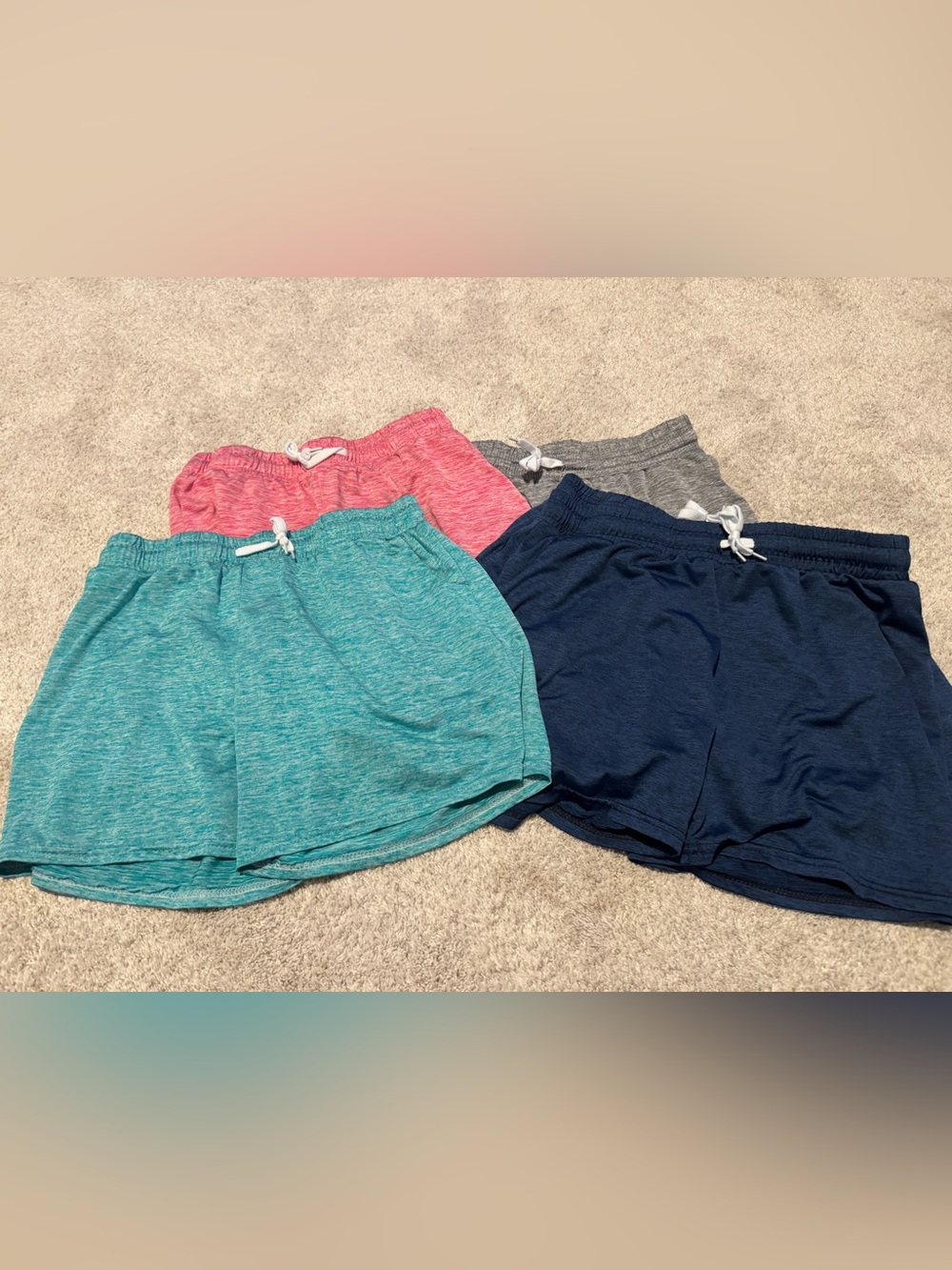 Essentials Women Shorts - Teal, Pink, Navy, Gray Set of 5